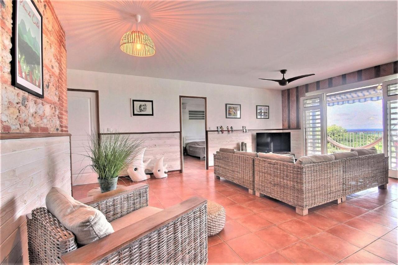 Villa Carib Turquoise : 4 Ch, Grande Piscine, Vue Sur Sainte-Lucie Riviere-Salee Exterior photo
