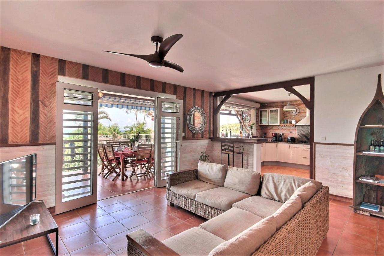 Villa Carib Turquoise : 4 Ch, Grande Piscine, Vue Sur Sainte-Lucie Riviere-Salee Exterior photo