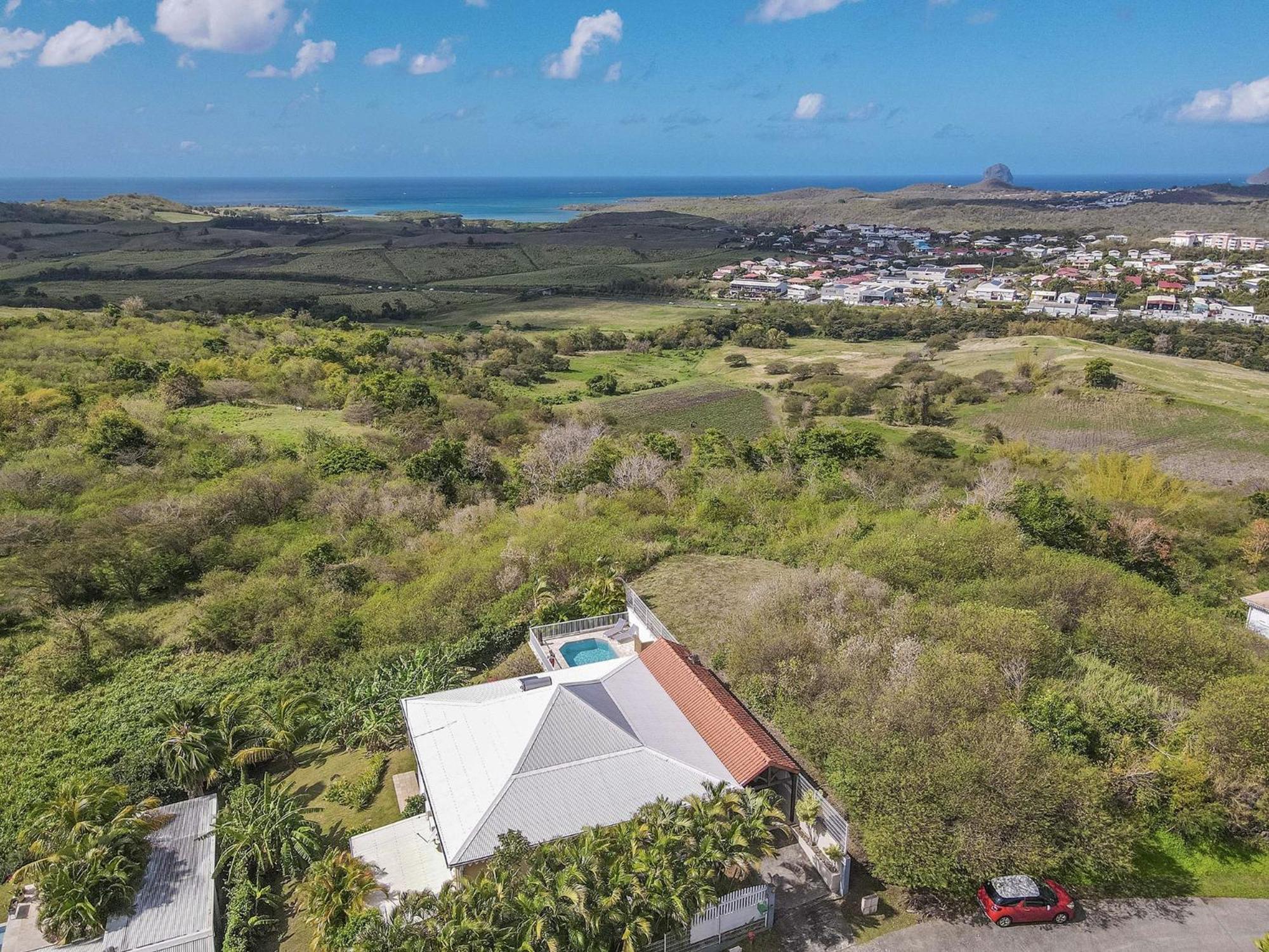 Villa Carib Turquoise : 4 Ch, Grande Piscine, Vue Sur Sainte-Lucie Riviere-Salee Exterior photo